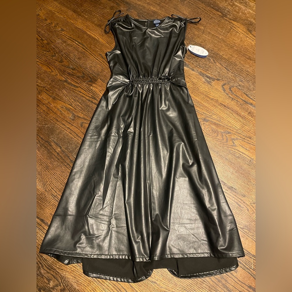 Chic Black Midi Dress with Tie Straps size S NWT - Picture 13 of 16